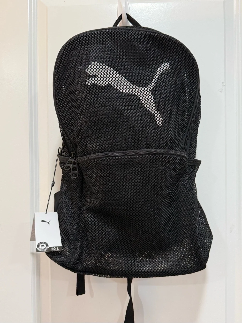 NWT PUMA Evercat Emulator Mesh Backpack - Black/White